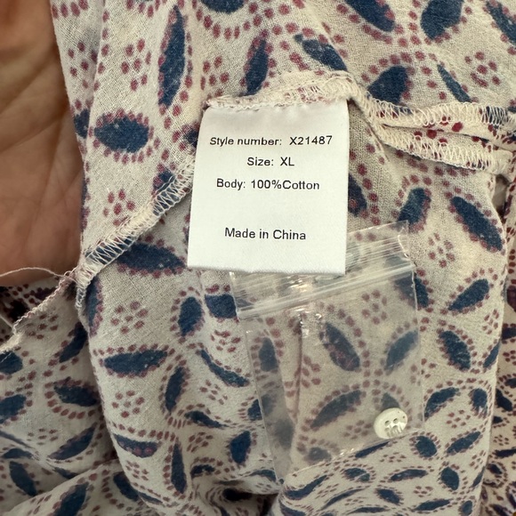 XIRENA | NEW! $297 Mykah Cotton Kaftan Maxi Dress in Sands, Size XL - Picture 10 of 12